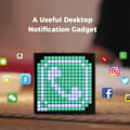 Miniatyrbillede 5 af 7: Evo Bluetooth Bærbar højttaler med ur alarm programmerbar LED display til pixel kunst creation