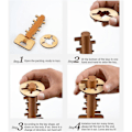 Pikkukuva 3 / 5: Avaa Pulma Avain Hauska Kong Ming Lukko Lelut Koulutus Lapset Jigsaw Montessori lelut