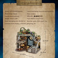 Miniatyrbillede 5 af 8: DIY Miniature Dukke Hus Kit Træ Dukkehus Værelseskasse Magic Workshop Have Gaver Jul