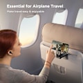 Miniatyrbilde 3 av 6: Magnetisk fly telefon holder mobil feste reise skrivebord telefon stativ fly fleksibel rotasjon montering tog sete stativ