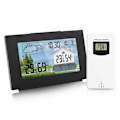 Miniatyrbild 7 av 7: Multifunktionell Trådlös Väderstation Forecaster Inomhus Utomhus Termometer Hygrometer med Sensor