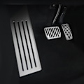 Miniatyrbilde 3 av 9: Aluminium legering fot pedal for tesla modell 3 y akselerator gass drivstoff brems pedal rest pedal pads matter deksel