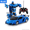 Pikkukuva 1 / 11: Kaukosäädin RC Auto Transformaatio Robotit Urheilu Ajoneuvo Malli Kaukosäädin 2 1 Deformaatio Auto