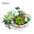 Miniatyrbillede 1 af 4: By Mini Kirsebær Træ Sukkulenter Planter Potte Planter Bygge Klodse Dekoration Klods Legetøj