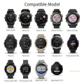 Miniatyrbilde 4 av 6: Metall lader dokk for Garmin Fenix 7 Vivoactive 3 4 4S Lade kabel stativ ledning