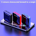 Miniatyrbild 7 av 8: Mini Portable Power Bank Digital Display Extern Batteri Laddare med Dubbel USB Snabb Snabbladdning
