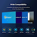 Miniatyrbillede 5 af 8: M2 SSD Case M.2 NVMe SATA SSD Enclosure Adapter 10Gbps USB 3.2