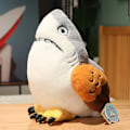 Pikkukuva 4 / 4: Funny Shark & Bee Pehmo lelu täytetty pehmeä hai mehiläinen kotka nukke heitto tyyny