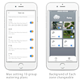 Miniatyrbilde 2 av 7: 6 Sone WIFI Connect Tuya Smart Home Vanning Timer Hage Vanning Kontroller Vann Ventil Irrigation Tmer System