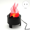 Miniatyrbilde 2 av 6: LED brann flamme effekt lys kunstig elektrisk flimmer bål lampe