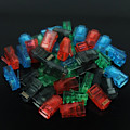 Miniatyrbilde 5 av 10: Ethernet kabler modul plugg nettverk kontakt RJ-45 krystall hoder Cat5 farge Cat5e gull belagt kabel