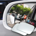 Miniatyrbild 5 av 8: Justerbar Bil Interiör Extra  Blindfläck Spegel Ramlös 360 grader Vid Vinkel Rearview Spegel