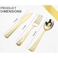 Miniatyrbillede 3 af 6: 350 Styk Guld Servise Set