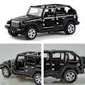 Pikkukuva 8 / 11: JEEPS Wrangler metalliseos auto malli simulaatio maasto lelu ajoneuvo koriste koristeet veto takaisin lelut auto