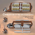 Miniatyrbilde 6 av 7: Space Film Krig Platoon Angrep Byggeblokker Set Maskin og Destroyer Robot Klosser Leker