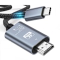 Miniatyrbild 1 av 7: Hög kvalitet USB C till HDMI kabel 6,6ft 4K@60hz Flätad Typ-C till HDMI kabel Ultra Hög hastighet adapter kabel