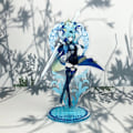 Miniatyrbillede 3 af 6: Genshin Impact Stand Akryl Spil Figur Xiao Hutao Raiden Shogun Zhongli Cosplay Model