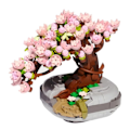 Miniatyrbillede 4 af 4: By Mini Kirsebær Træ Sukkulenter Planter Potte Planter Bygge Klodse Dekoration Klods Legetøj