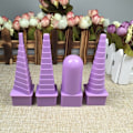 Miniatyrbillede 2 af 6: 4 stk sæt Papir Quilling Border Buddy Spole Tårn Shape Quilled Creation Craft DIY Værktøjer