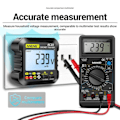Miniatyrbild 3 av 9: Digital Display Ström Socket Tester Voltmeter Portabel ABS Plast Polaritetsdetektor Test Verktyg