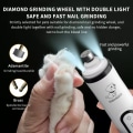 Miniatyrbillede 3 af 7: Elektrisk Kæledyr Negle Kliber Med LED Lys Kat Hunde Negleklippere USB Genopladelig Paws Nil Cutter