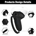 Miniatyrbilde 2 av 5: VR Tilbehør Beskyttende deksel For Oculus Quest 2 VR Touch Controller Silicon Deksel Skin Håndtak Grip Med knoke