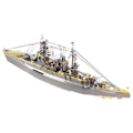 Miniatyrbillede 4 af 6: Metal Puslespil Model Bygningssæt Nagato Klasse Slagskib Stiksav Legetøj