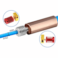 Miniatyrbild 6 av 6: All Metal Bimetal Heatbreak Kopper Titanium TC4 Hals Hög Temperature for Creality 3D Printer