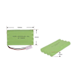 Miniatyrbilde 3 av 5: 4 deler 9,6v 3000mah Oppladbart batteri For RC leker biler tanker roboter pistol NiMH batteri AA 9,6v 2400mah batterier pakke