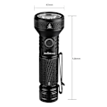 Miniatyrbild 6 av 7: LED Ficklampa 21700 USB C 3A SFT40 2100lm 680M Kast Uppladdningsbar Kraftfull Reverse Laddning Fickla Utomhus