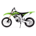 Pikkukuva 3 / 6: Kawasaki KX 450F Green Die Cast ajoneuvot keräily harrastukset moottoripyörä malli lelut