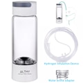 Miniatyrbilde 7 av 7: Hydrogen Rik Vann Generator Flaske - Glass Kopphus - DuPont SPE & PEM Dobbeltkammer Maker Ionizer