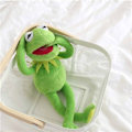 Miniatyrbillede 2 af 6: 25 cm Plyd Kermit Frø Sesam Gade Frøer dukke Muppet Show Plysj Legetøj
