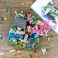 Miniatyrbillede 6 af 9: Blokke Træ Hus Diamant Bygning Have Arkitektur Vandfald Lys Gør-det-selv  Mursten Kirsebær Blomsterlegetøj