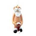 Miniatyrbild 4 av 5: Harts Rolig Naken Jultomt Hänge Jul Hane Kvinna Tomten Jul Träd Dekor