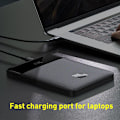 Miniatyrbillede 2 af 6: 100W Power Bank 20000mAh Type C PD Hurtig Opladning Powerbank Bærbar Ekstern Batteri Oplader
