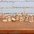 Miniatyrbillede 7 af 8: 10 stykker Ativity Fødsel Jule Vugge Scene Dekorative Figuriner Katolske Kristen Værelse Dekor