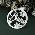 Miniatyrbillede 4 af 9: Custom Jule Tree Baubles Jule Tree Decor Personalized Ornament