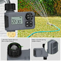 Miniatyrbilde 7 av 9: Hage Vanning Enkeltuttak Slange Vanning Timer,1, Sort Med LCD Skjerm