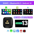 Miniatyrbilde 7 av 7: Android 13 CarPlay Smart Ai Box Android Wireless CarPlay