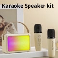 Pikkukuva 3 / 5: Kannettava Bluetooth kaiutin koti karaoke koneet mikrofonilla kompakti kämmenlaite karaoke mikrofoni Bluetooth kaiutin