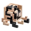 Pikkukuva 1 / 7: 3D Kuutio Pulma Luban Interlocking Luova Koulutus Puinen lelu aivot IQ mieli varhainen oppimis peli