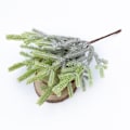 Miniatyrbilde 5 av 7: 6 stk kunstige planter falske furu vaser jule pynt