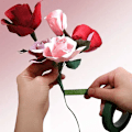 Miniatyrbilde 3 av 5: Blomsterkultur Tape Selvklebende Bukett Blomster Stengel Papir Tape Studentre Innpakning Blomsterhandler Gjør-det-selv Dekorativ