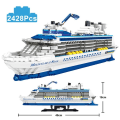 Miniatyrbilde 5 av 7: Cruise Line Skip Seiling Båt Mini Modell Bygningsblokker
