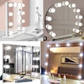 Miniatyrbillede 7 af 7: Spejl Lys Pærer Vanity Lights USB 5V Badeværelse Dreage Bord Belysning Dæmpbar LED