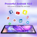Pikkukuva 6 / 7: 10 tuumainen tabletti PC SIM korttipaikalla Android 10 64 GB neliydin kosketus näyttö