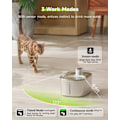 Miniatyrbilde 4 av 8: Trådløs Katt Vann fontene Auto sensor drikke fontene for katter hund drikker kjæledyr vann dispenser tilbehør