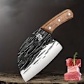 Miniatyrbild 7 av 7: 2 delar Premium Smidt Kök Kniv Set - Perfekt för kockar, Fisk, Kött, Frukt & Grönsaksskärning