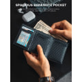 Miniatyrbillede 7 af 7: Credit Card Holder  RFID Blocking Bifold Wallet Men's Wallet with Coin Compartment and Banknote Compartment